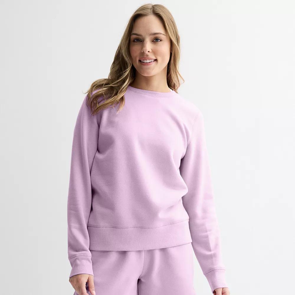 Women's Tek Gear® Ultrasoft Fleece Crewneck Sweatshirt,  Product Image