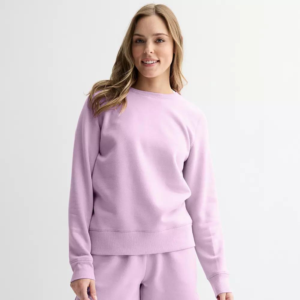 Women's Tek Gear® Ultrasoft Fleece Crewneck Sweatshirt,  Product Image