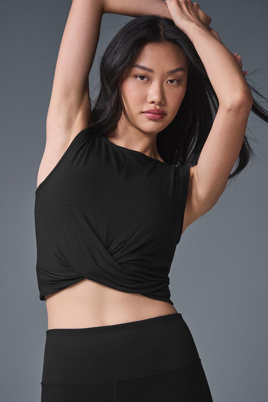 Cover Tank - Black Female Product Image