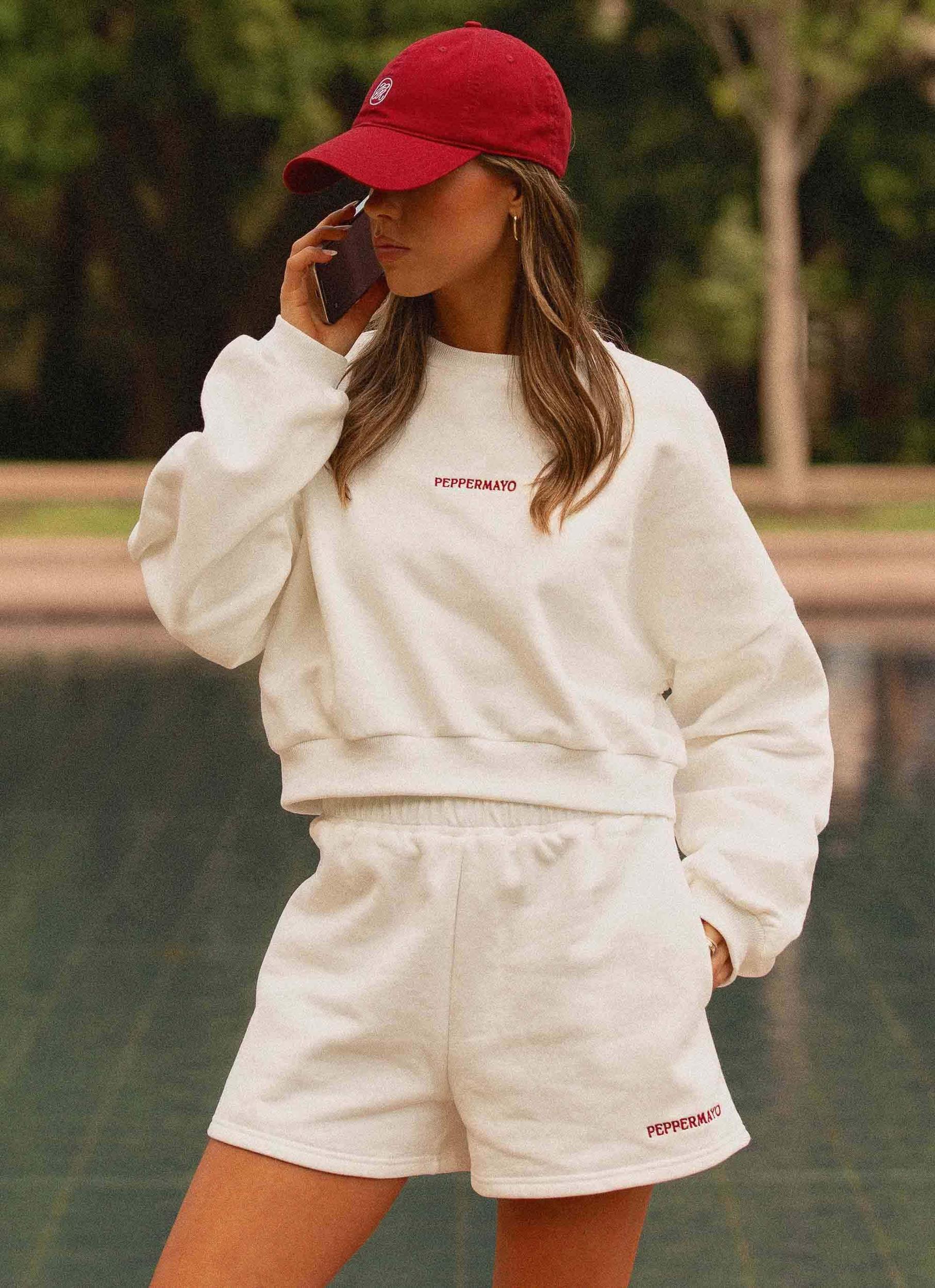 Signature Sweatshorts - Ivory Product Image