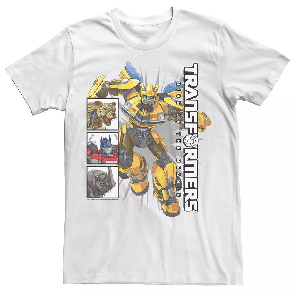 Big & Tall Transformers Rise of the Beasts Autobots Boxes Graphic Tee, Men's, Size: 5XL, White Product Image