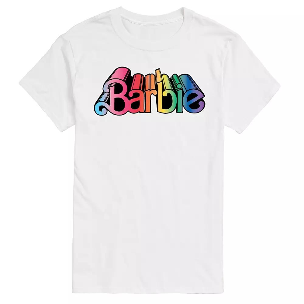 Men's Barbie Pride Logo Graphic Tee,  Product Image