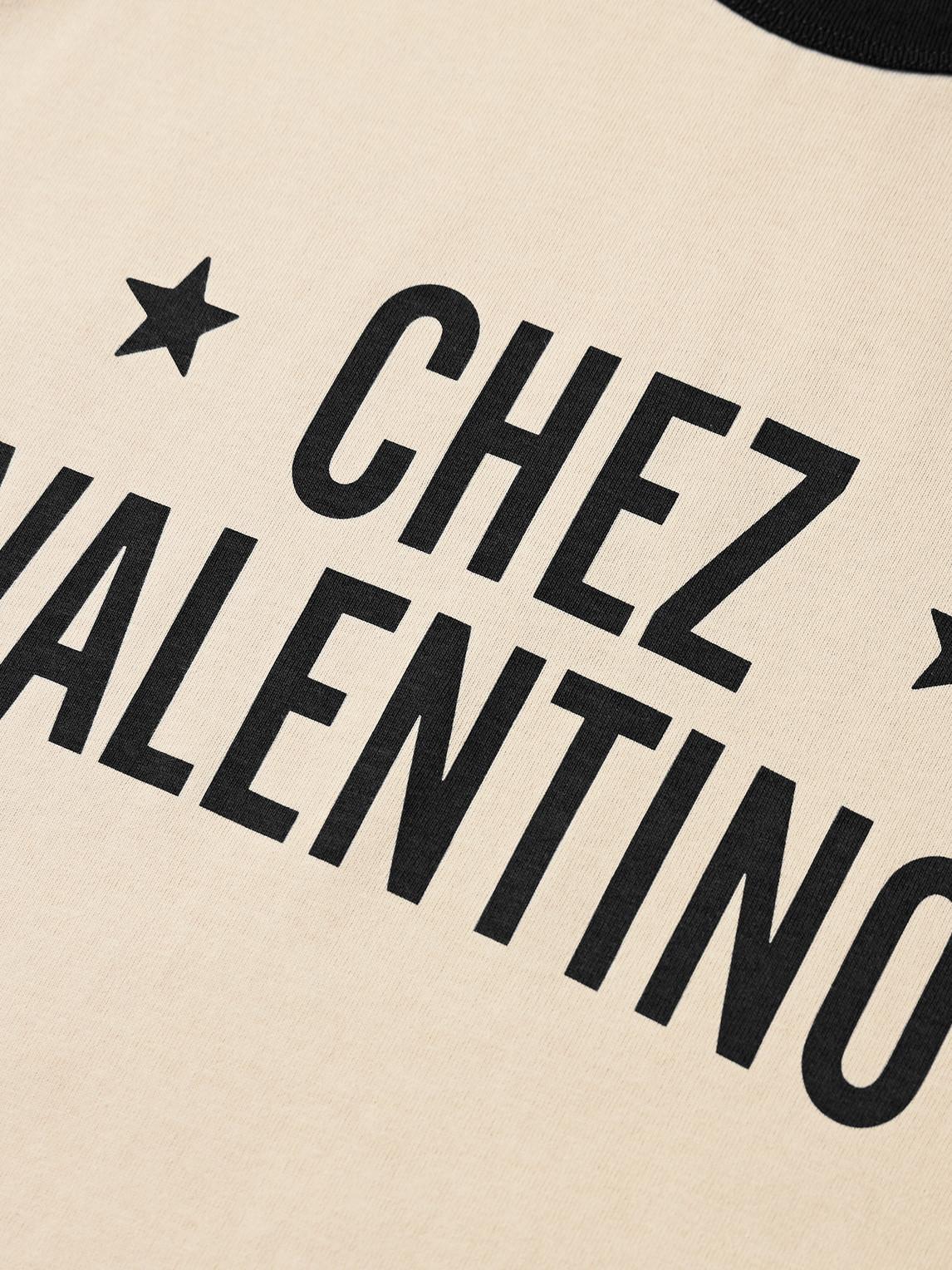 VALENTINO Chez Logo T-shirt In Neutral Product Image