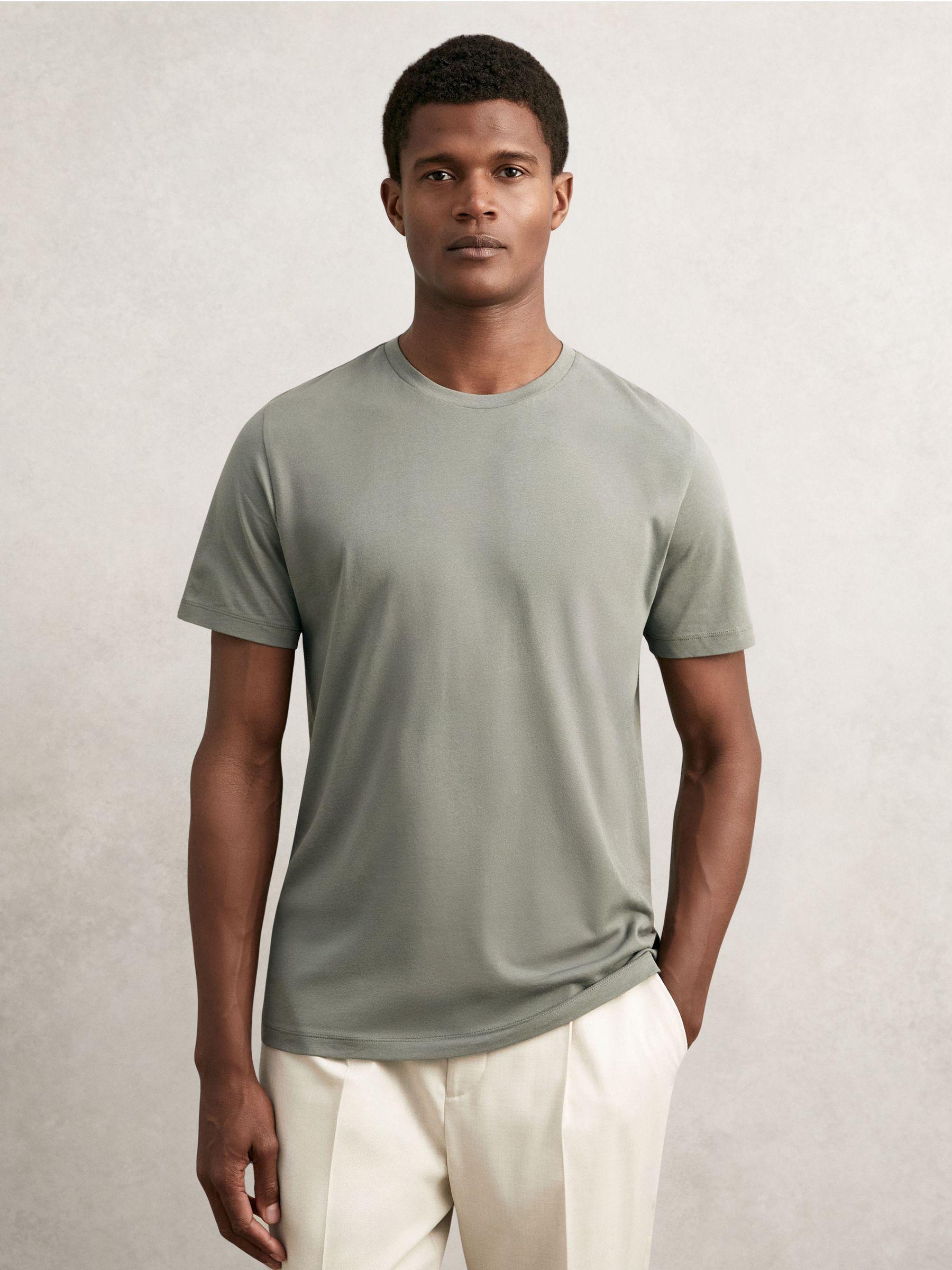 T-Shirts 3 Pack in White/Navy/Dark Sage Green Product Image