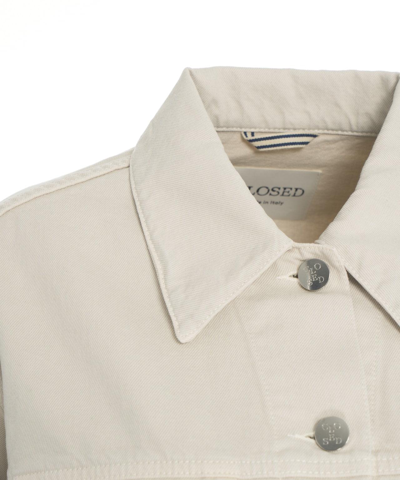 Cropped denim jacket Product Image