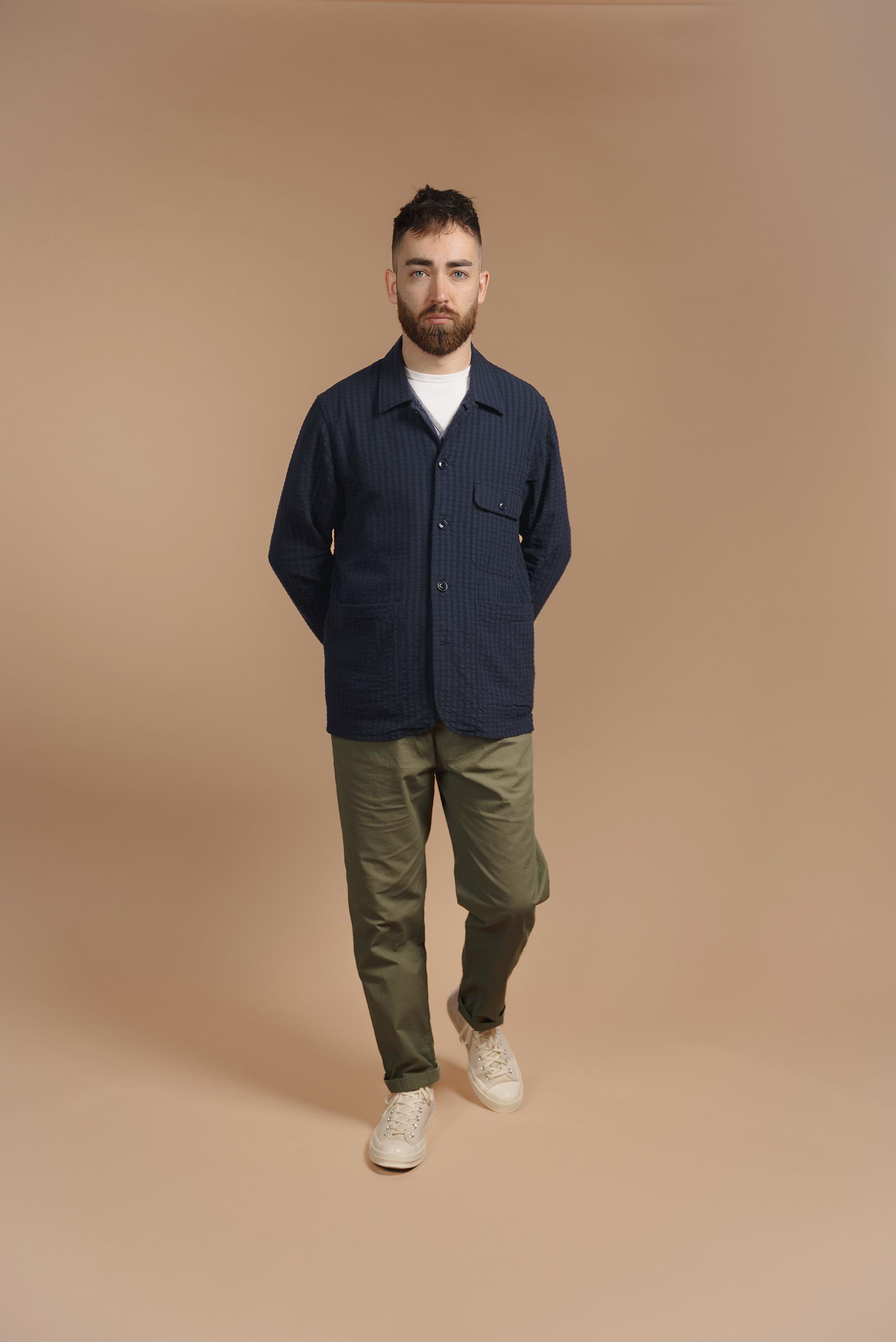 Archive Seersucker Scrib Overshirt Product Image