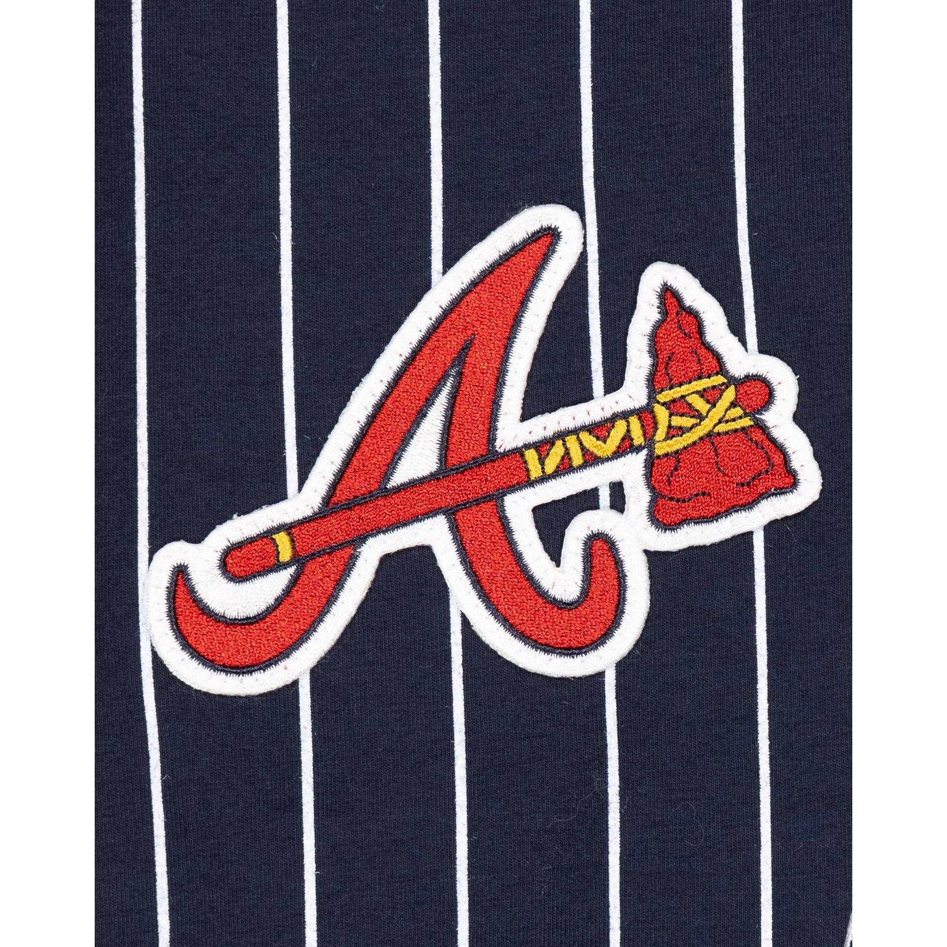 Atlanta Braves Logo Select Pinstripe Jogger Male Product Image