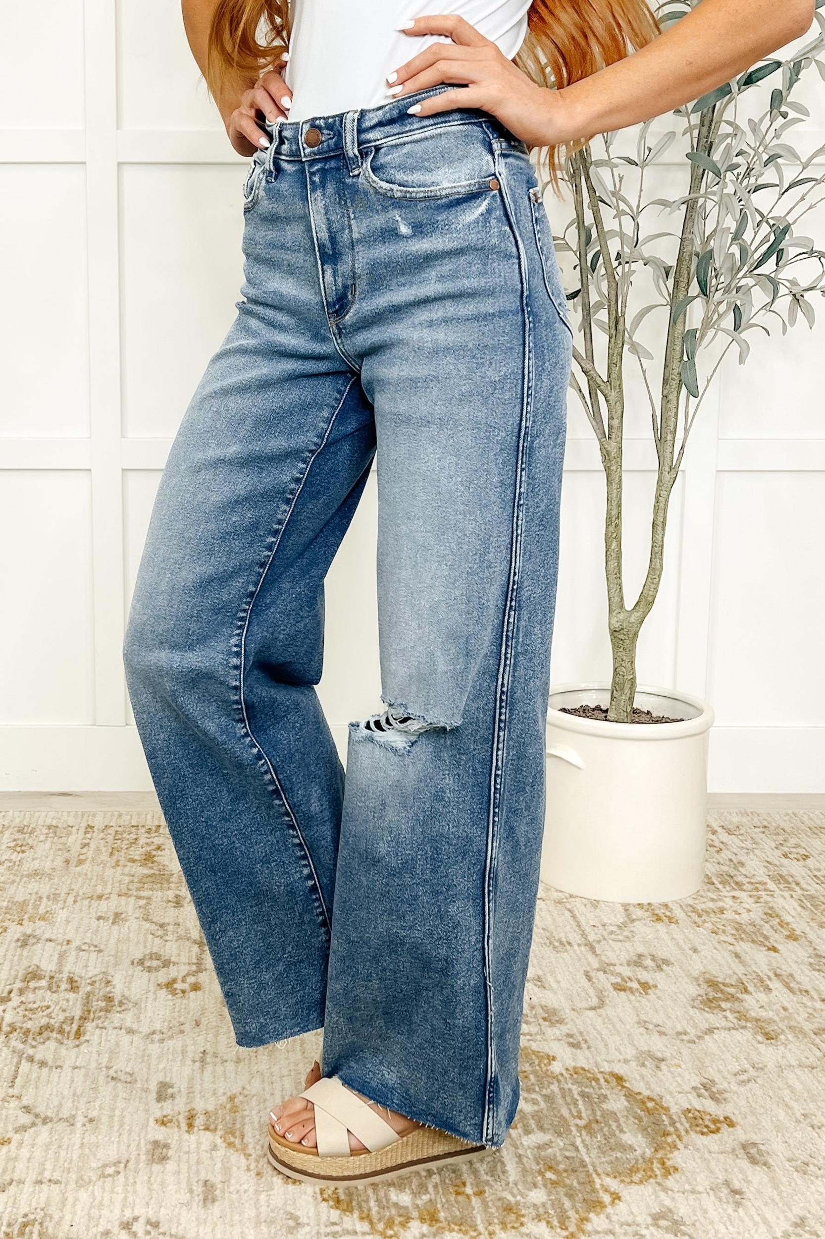 RYAN WIDE LEG CROP JEANS *FS Product Image
