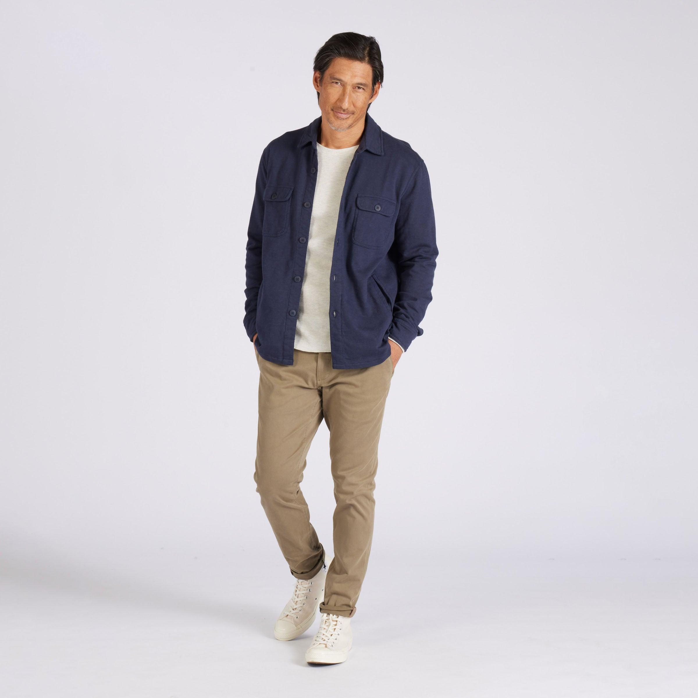 Precision Stretch Classic Fit Chino - Military Olive Product Image