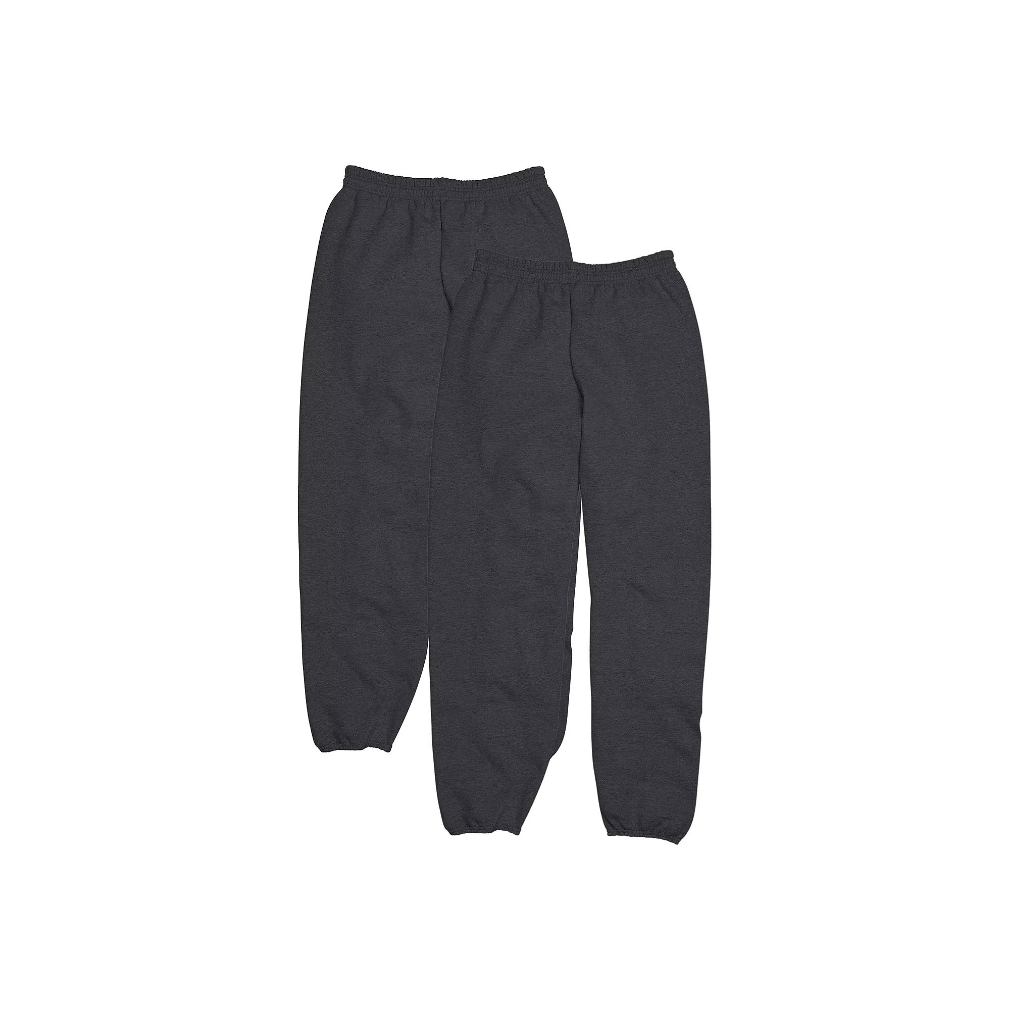 Men's Hanes® 2-Pack EcoSmart 32-in. Fleece Sweatpants,  Product Image