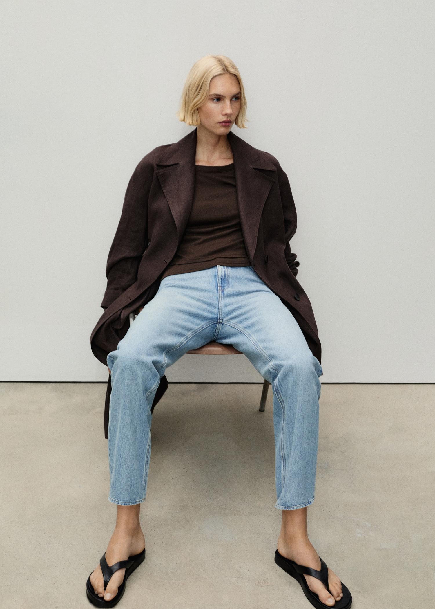 Mom2000 high-rise jeans - Women | MANGO USA Product Image