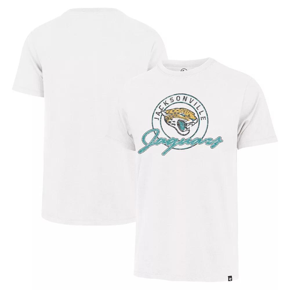 Men's '47 White Jacksonville Jaguars Ring Tone Franklin T-Shirt,  Product Image
