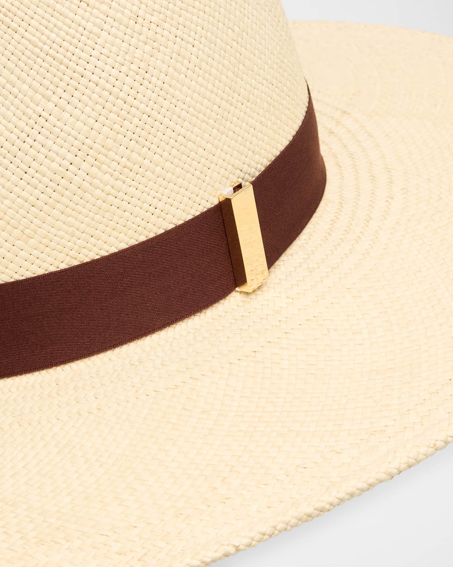 Jeanne Straw Fedora Hat Product Image