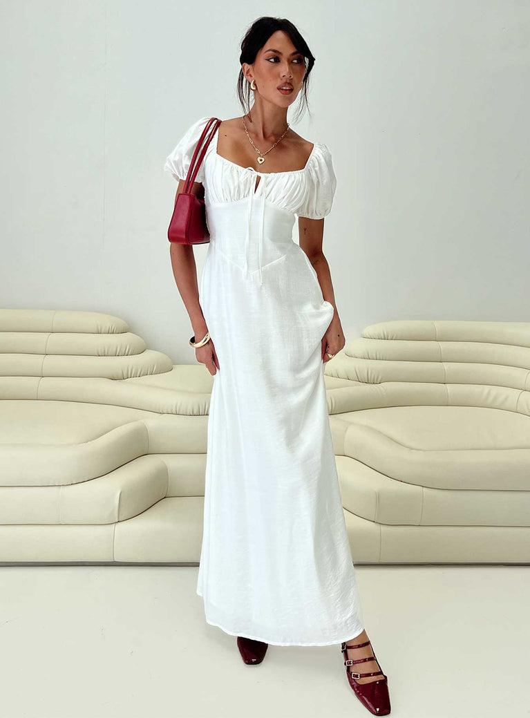 Summer Song Maxi Dress White Product Image