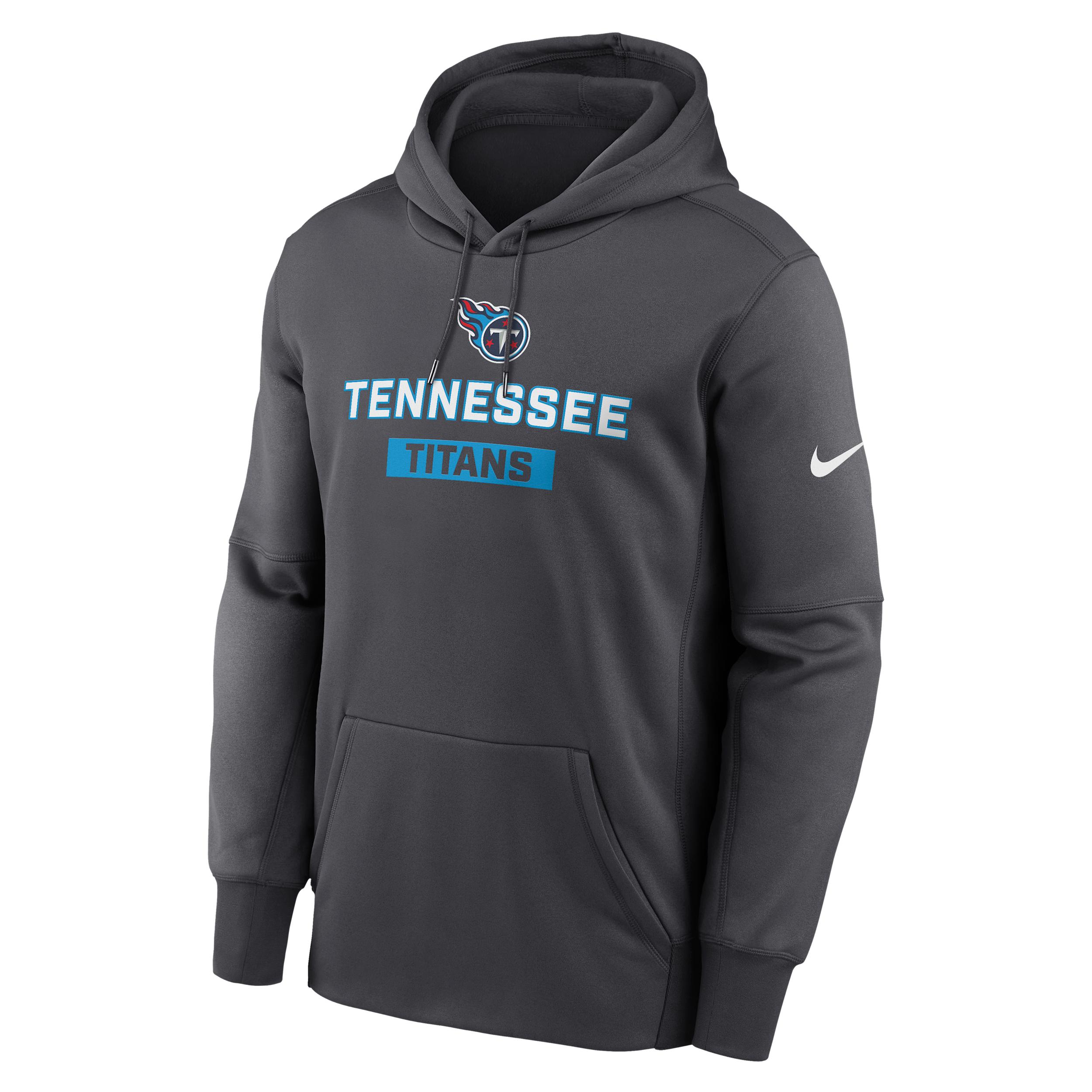 Mens Tennessee Titans Toss Sweep Mens Nike Therma NFL Pullover Hoodie | NKAQ06F8F-WQA Product Image
