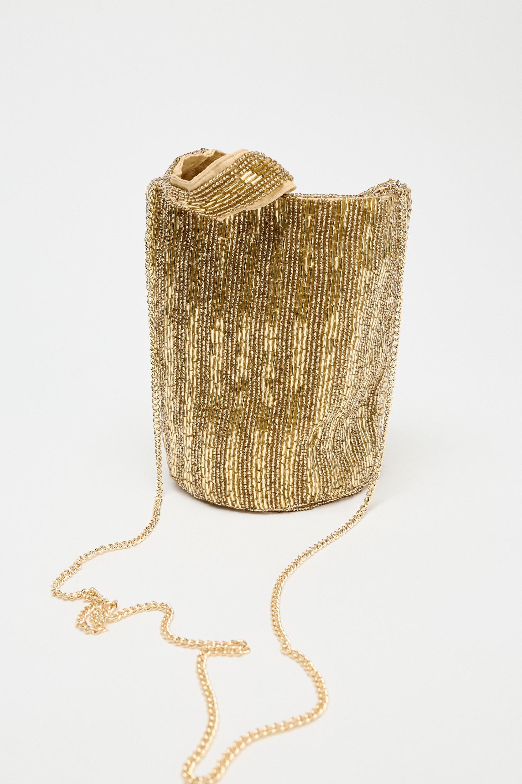 SEQUIN MINI BUCKET BAG Product Image