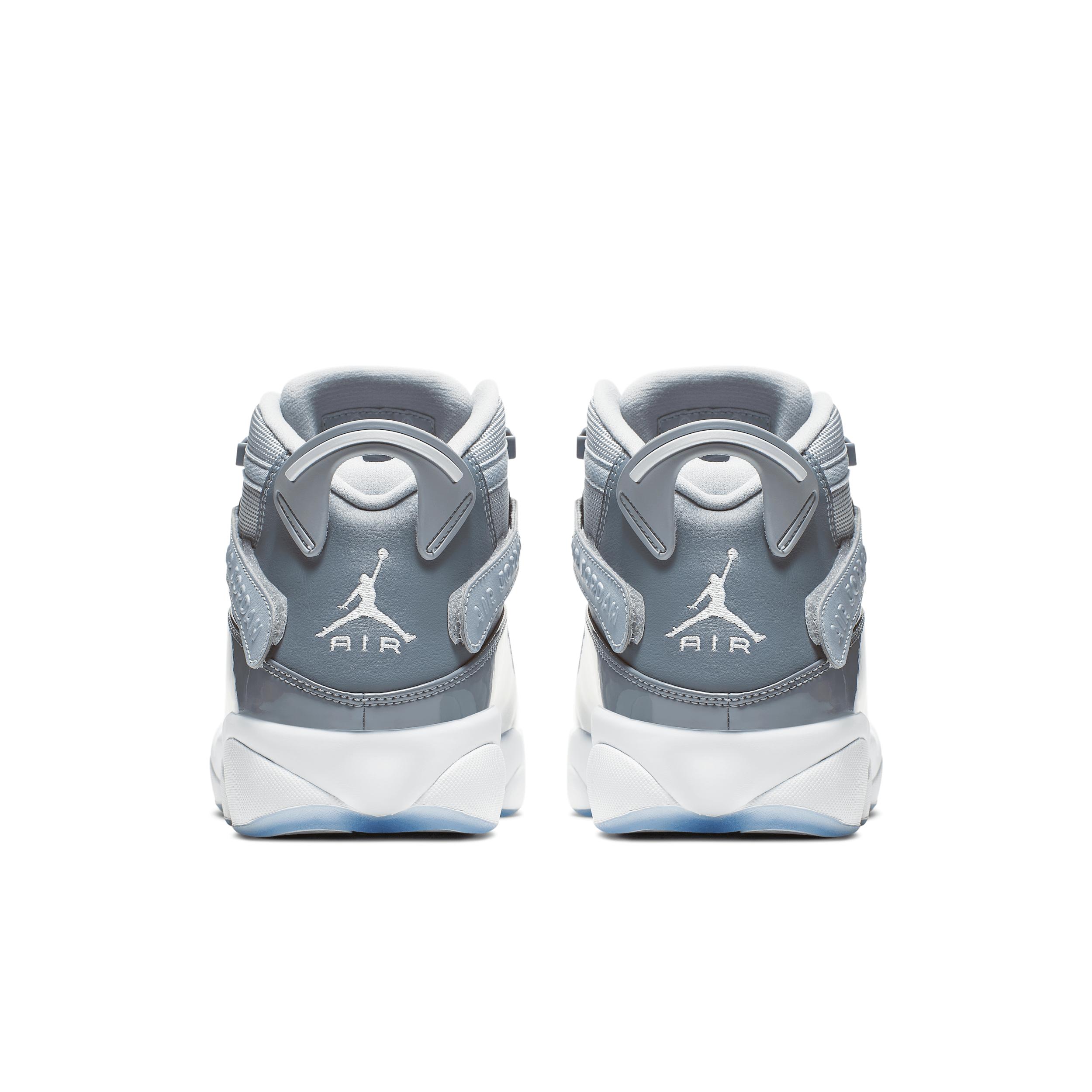 Jordan Mens Jordan 6 Rings - Mens Shoes Cool Grey/White/Wolf Grey Product Image
