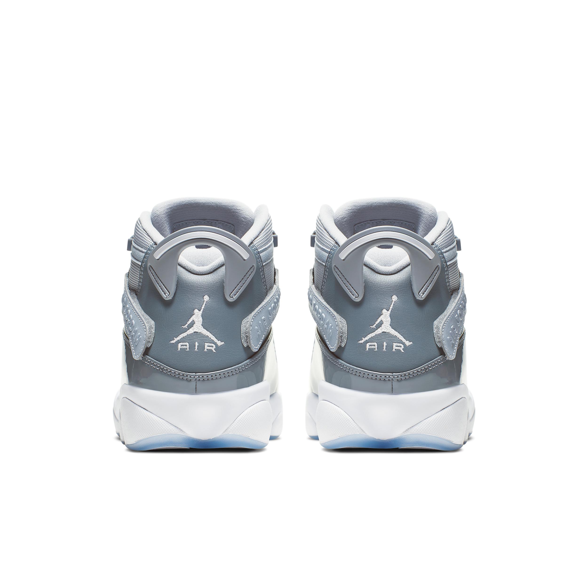 Jordan Mens Jordan 6 Rings - Mens Shoes Cool Grey/White/Wolf Grey Product Image