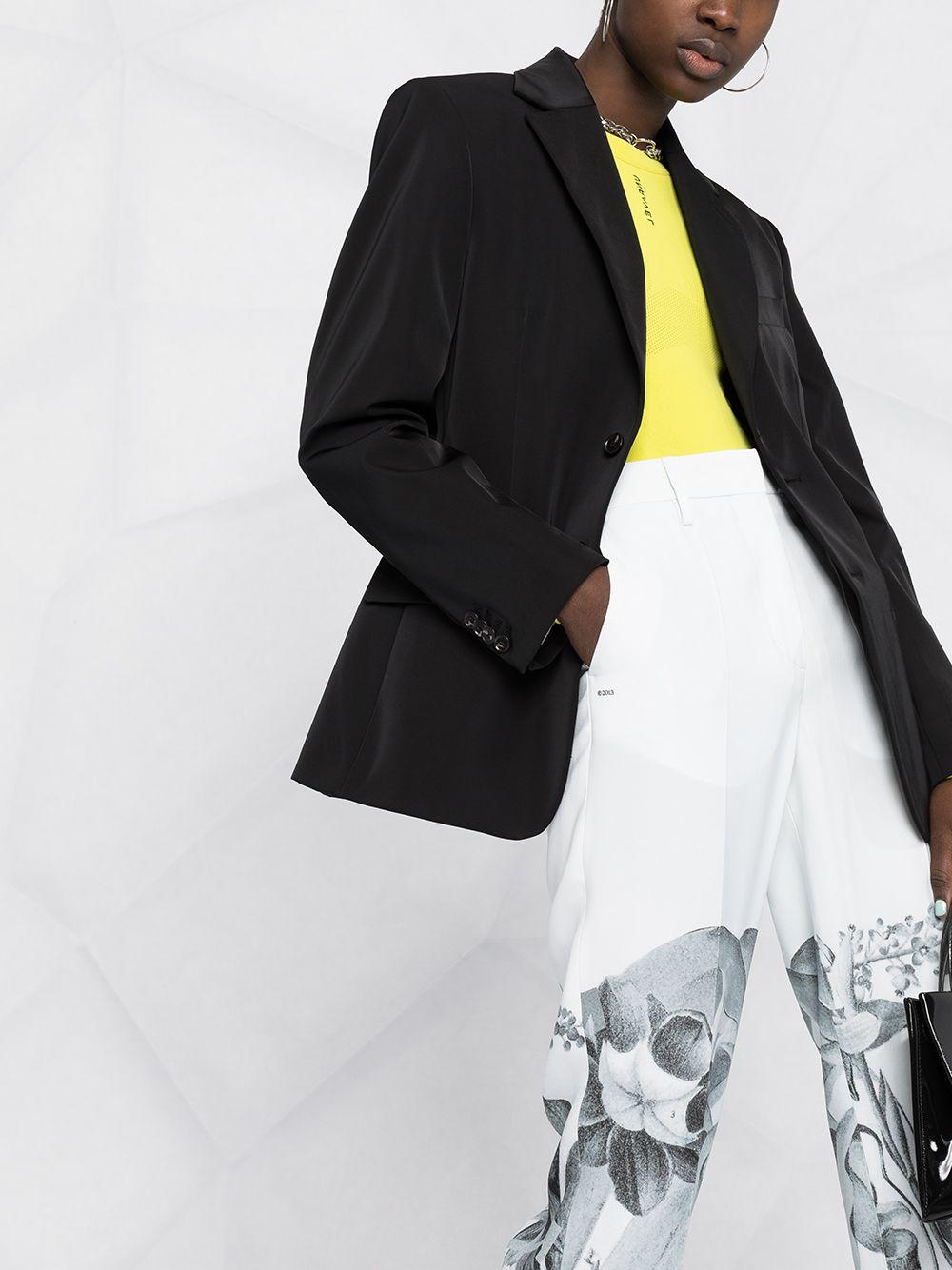 Botanical print straight-leg trousers Product Image