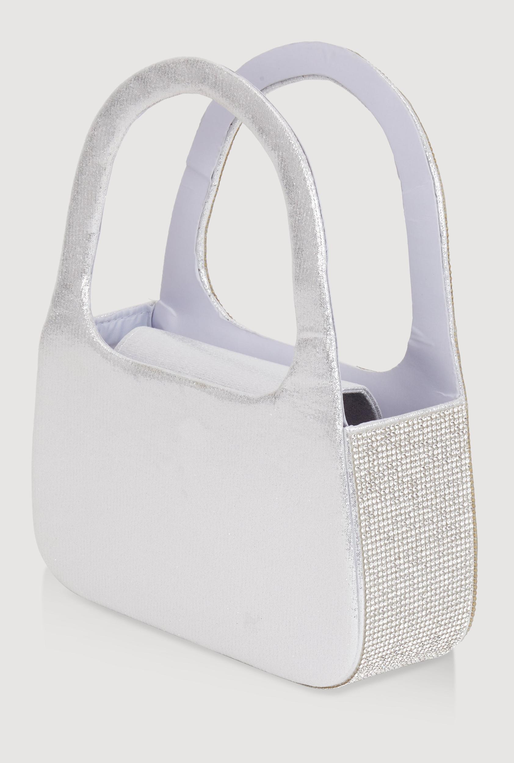 Rhinestone Convertible Handbag Unisex Product Image