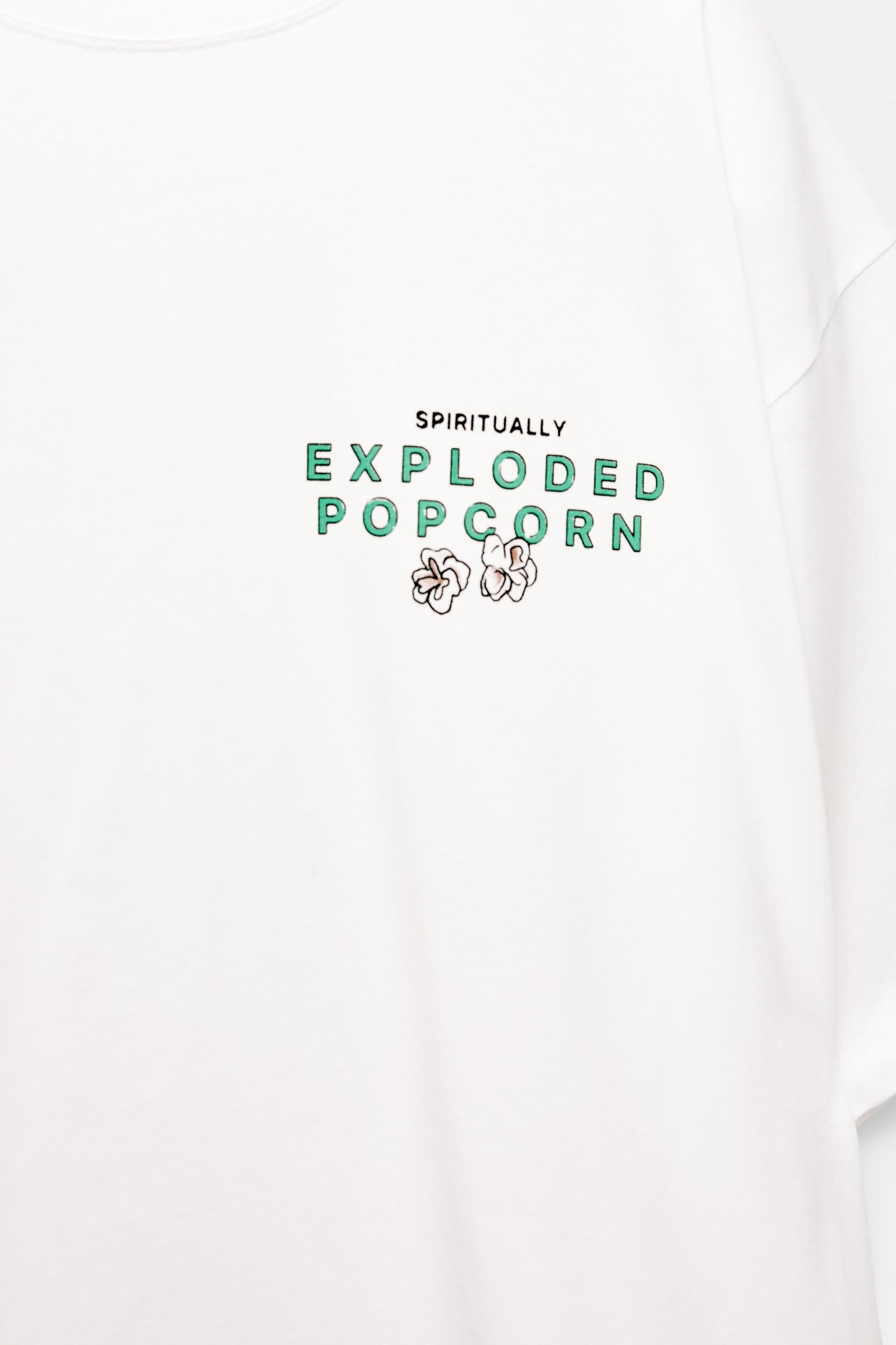 Popcorn graphic T-shirt Product Image