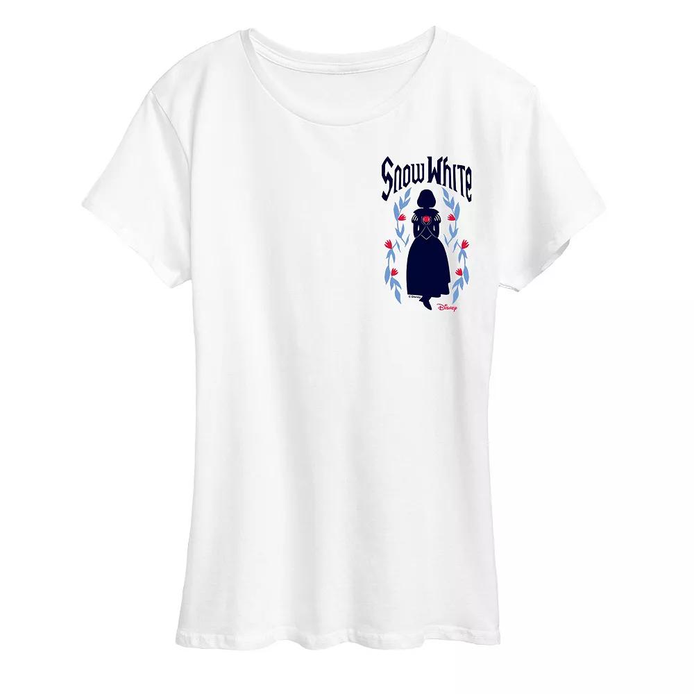 Disney's Snow White Women's Left Chest Graphic Tee,  Product Image