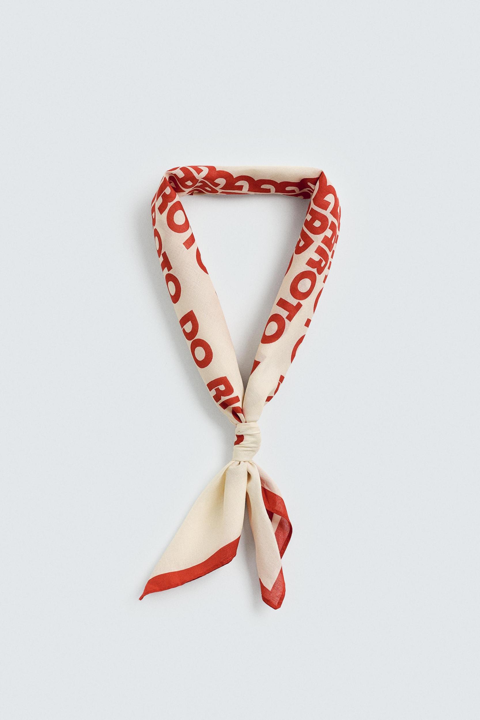 TEXT PRINT BANDANA Product Image