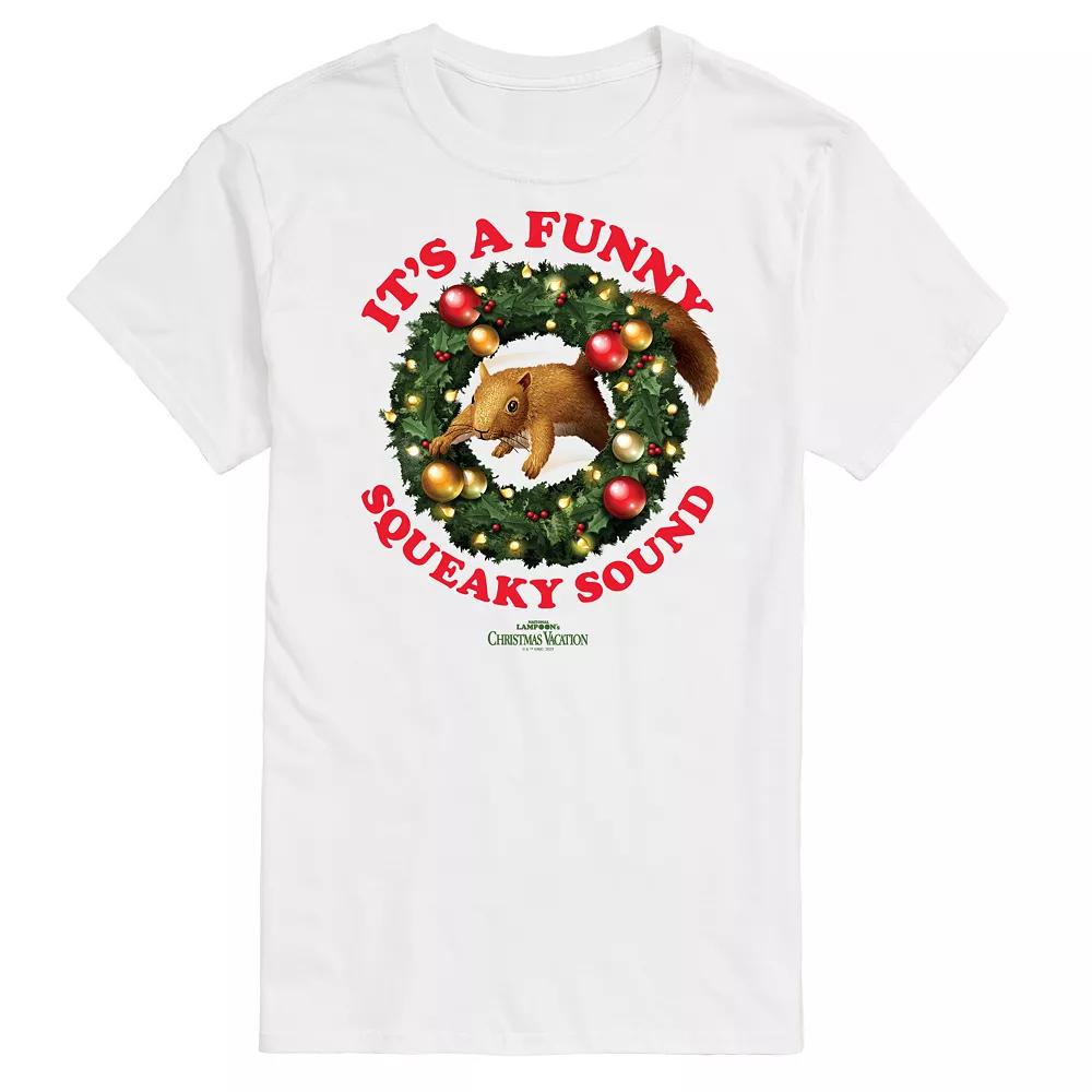 Big & Tall National Lampoon's Christmas Vacation Squirrel Funny Graphic Tee, Men's,  Product Image