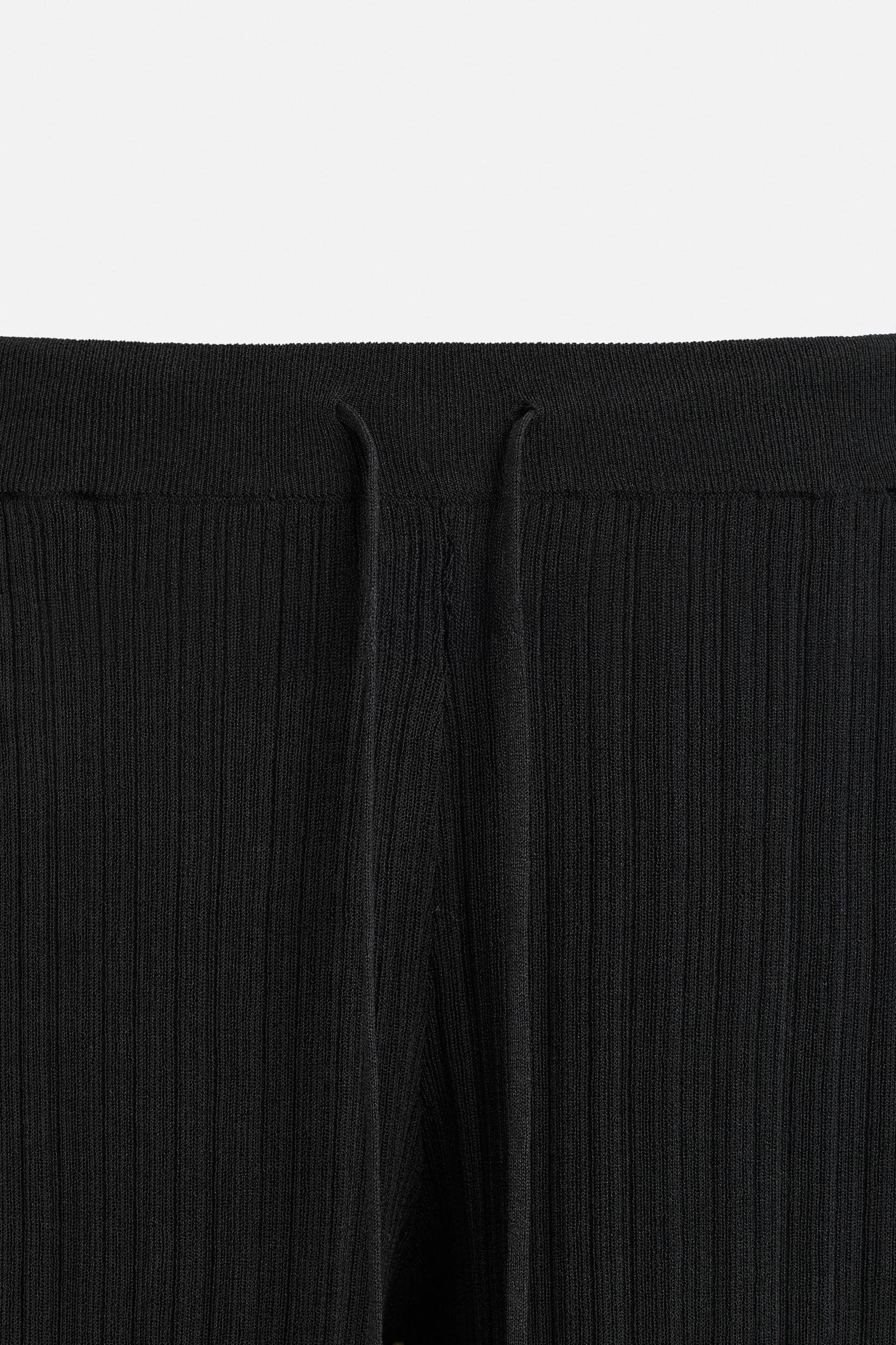 STRUCTURED KNIT PANTS Product Image