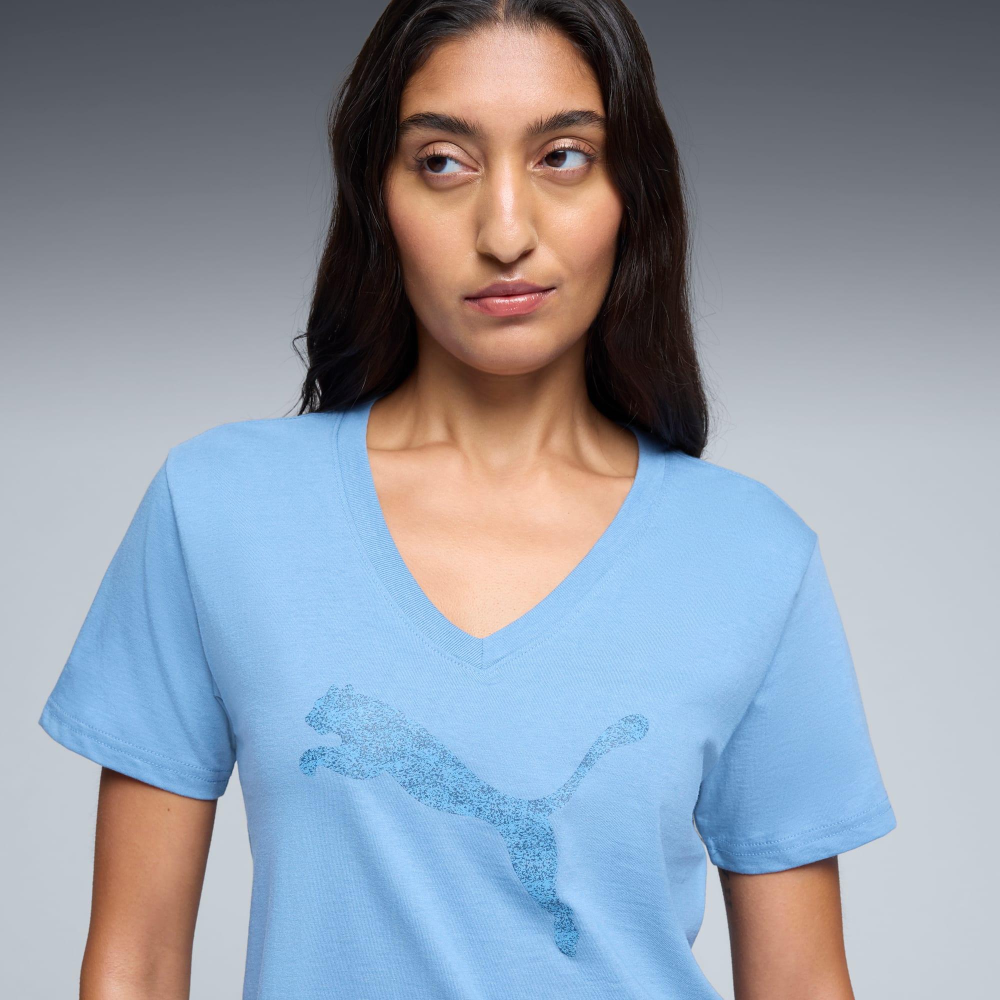 Graphic Pebble V-Neck Tee Women Product Image