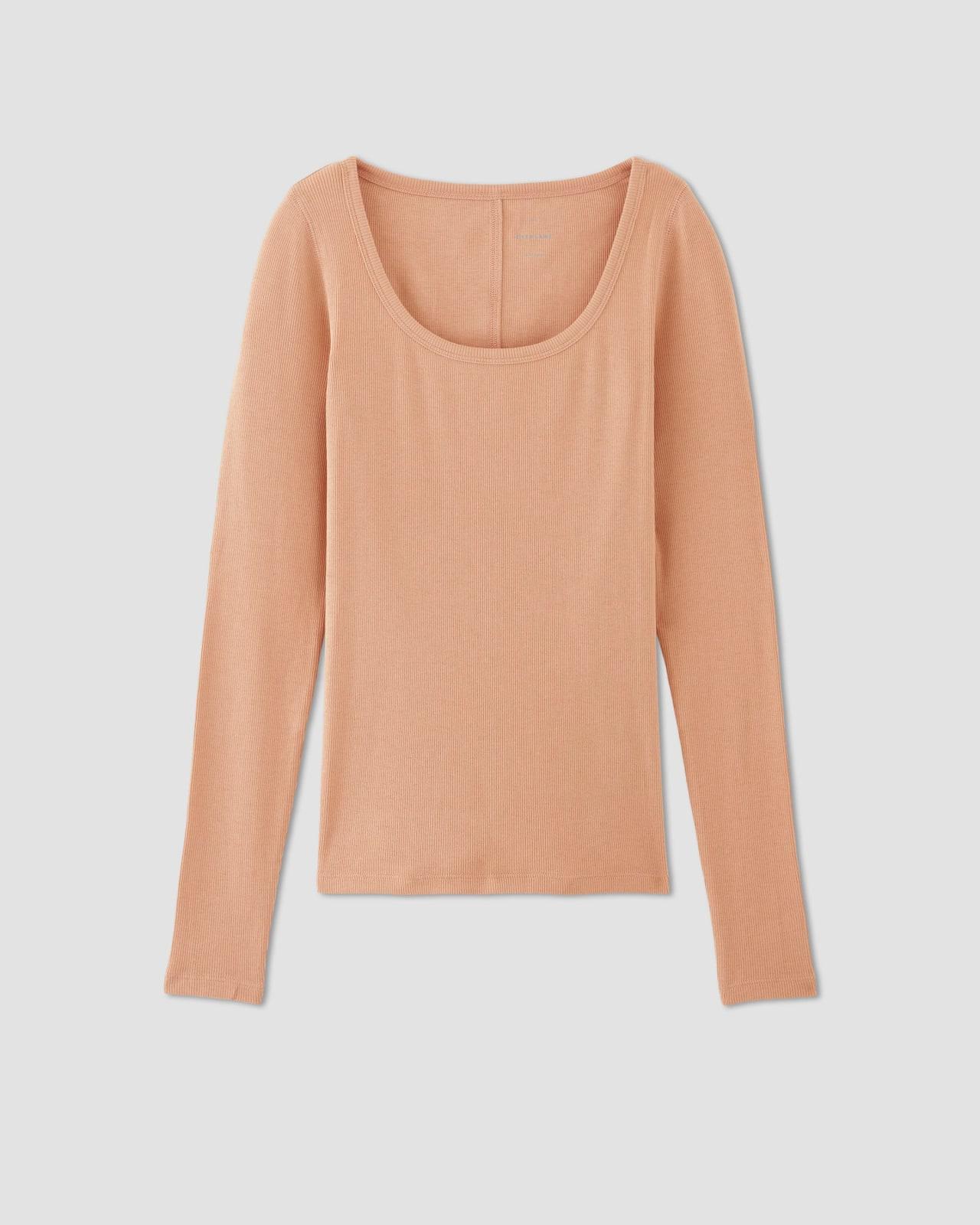 Womens Luxe Rib Long-Sleeve Scoop-Neck T-Shirt by Everlane Product Image