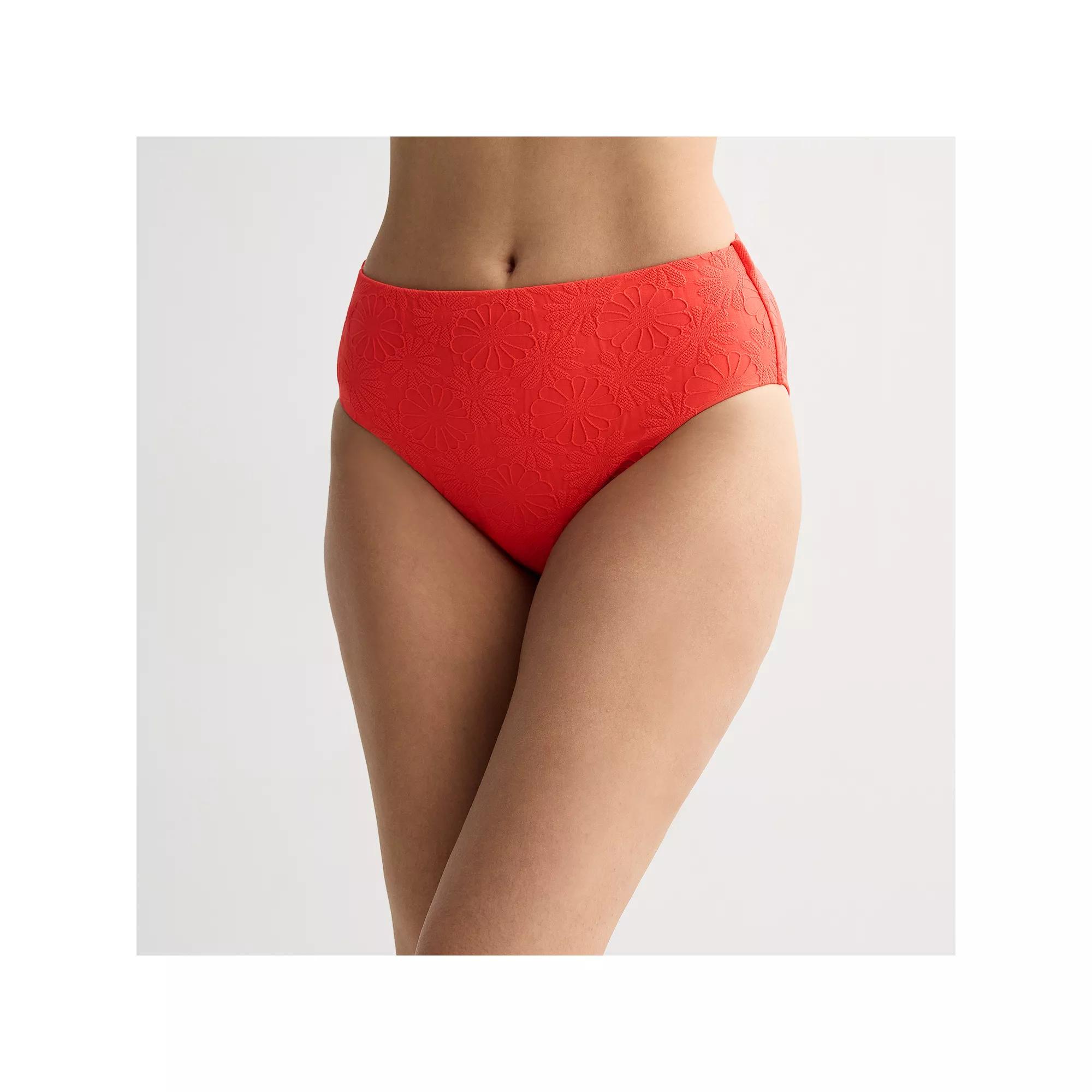 Women's Freshwater Compression Swim Bottoms, Size: Large, Santorini Red Product Image