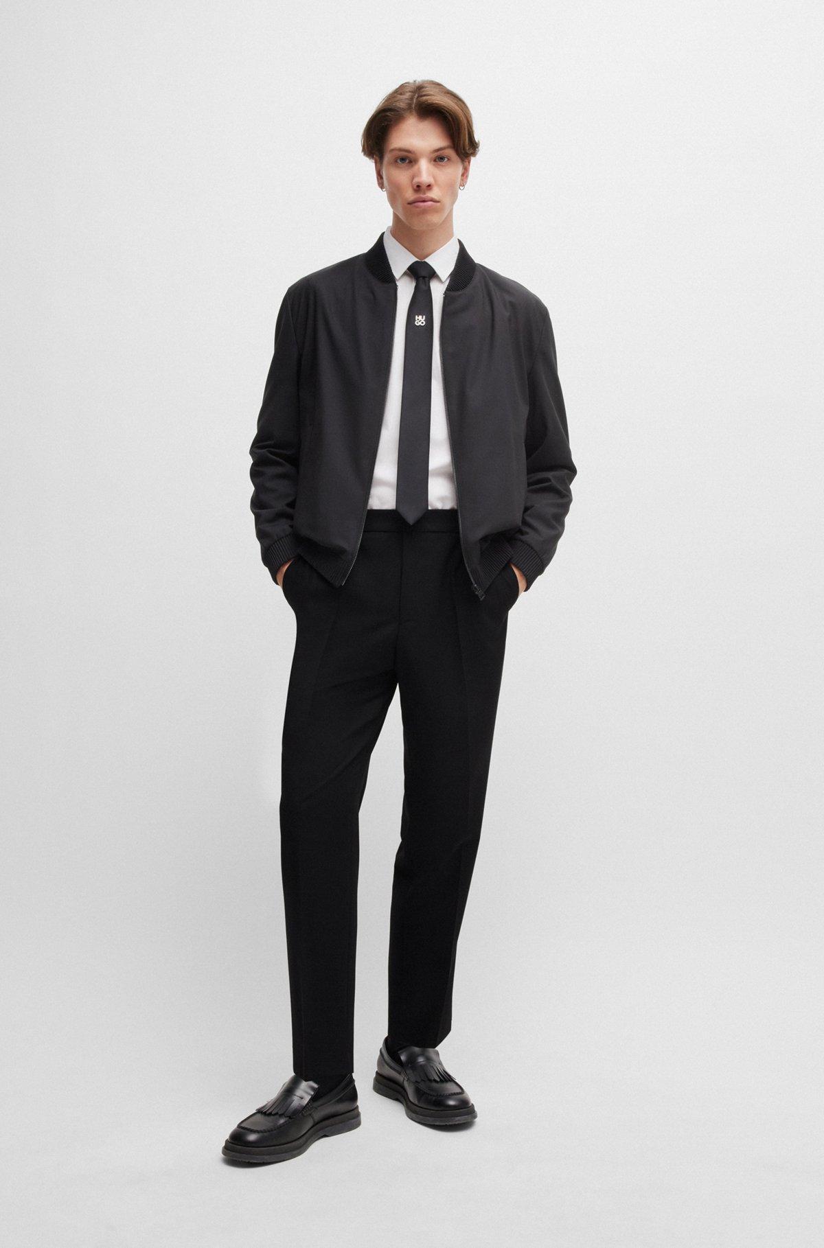 Slim-fit trousers in performance-stretch cloth Product Image