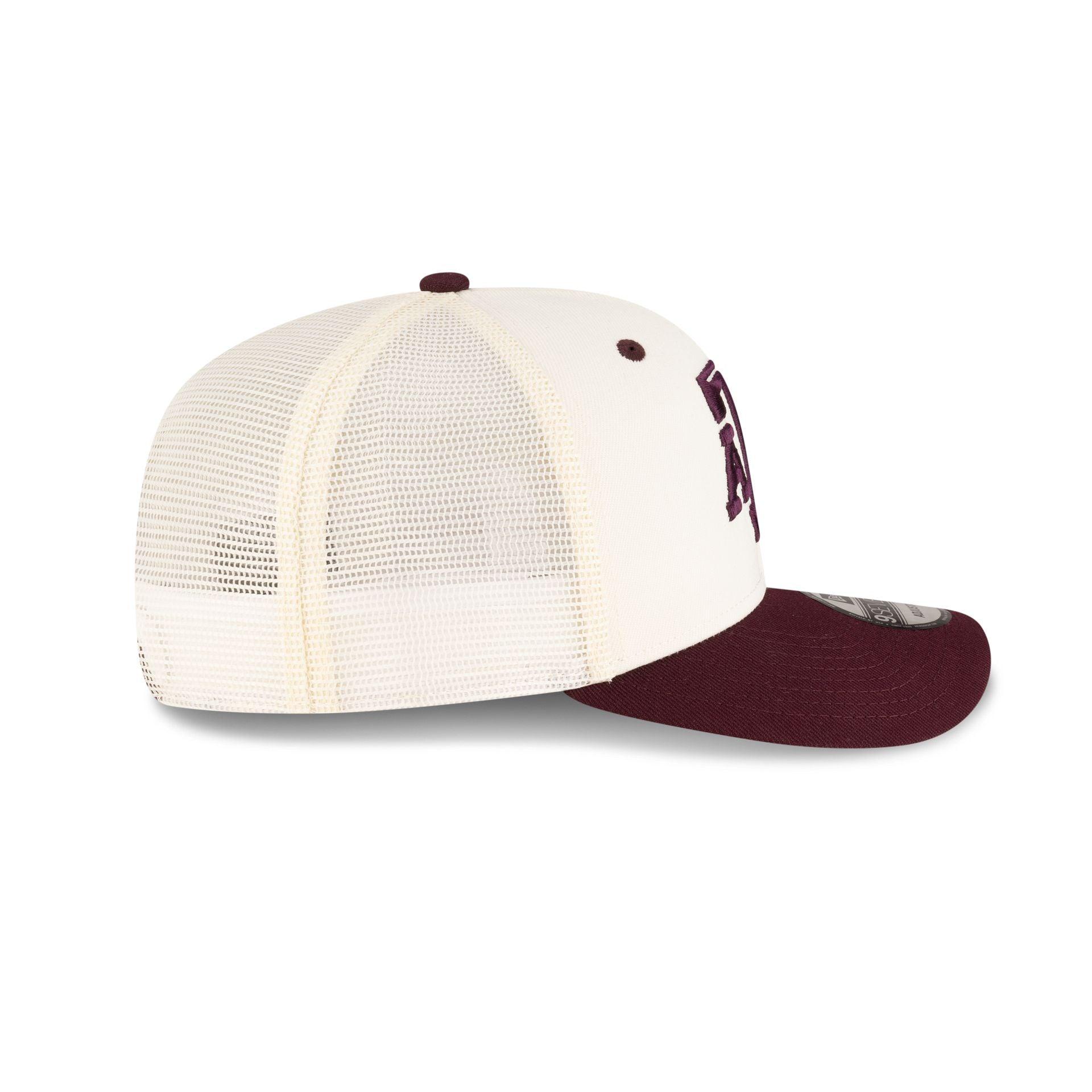New Era x adidas Texas A&M Aggies Chrome White 9SEVENTY Trucker Hat Male Product Image