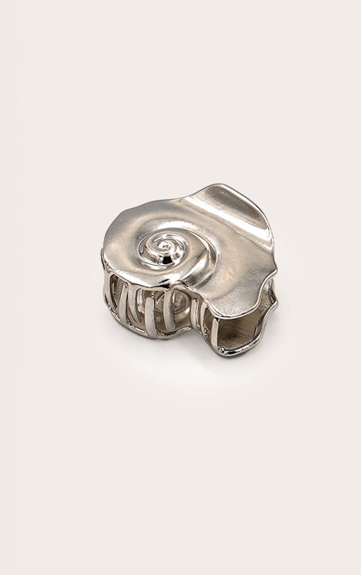 Silver Shell Claw Clip Product Image