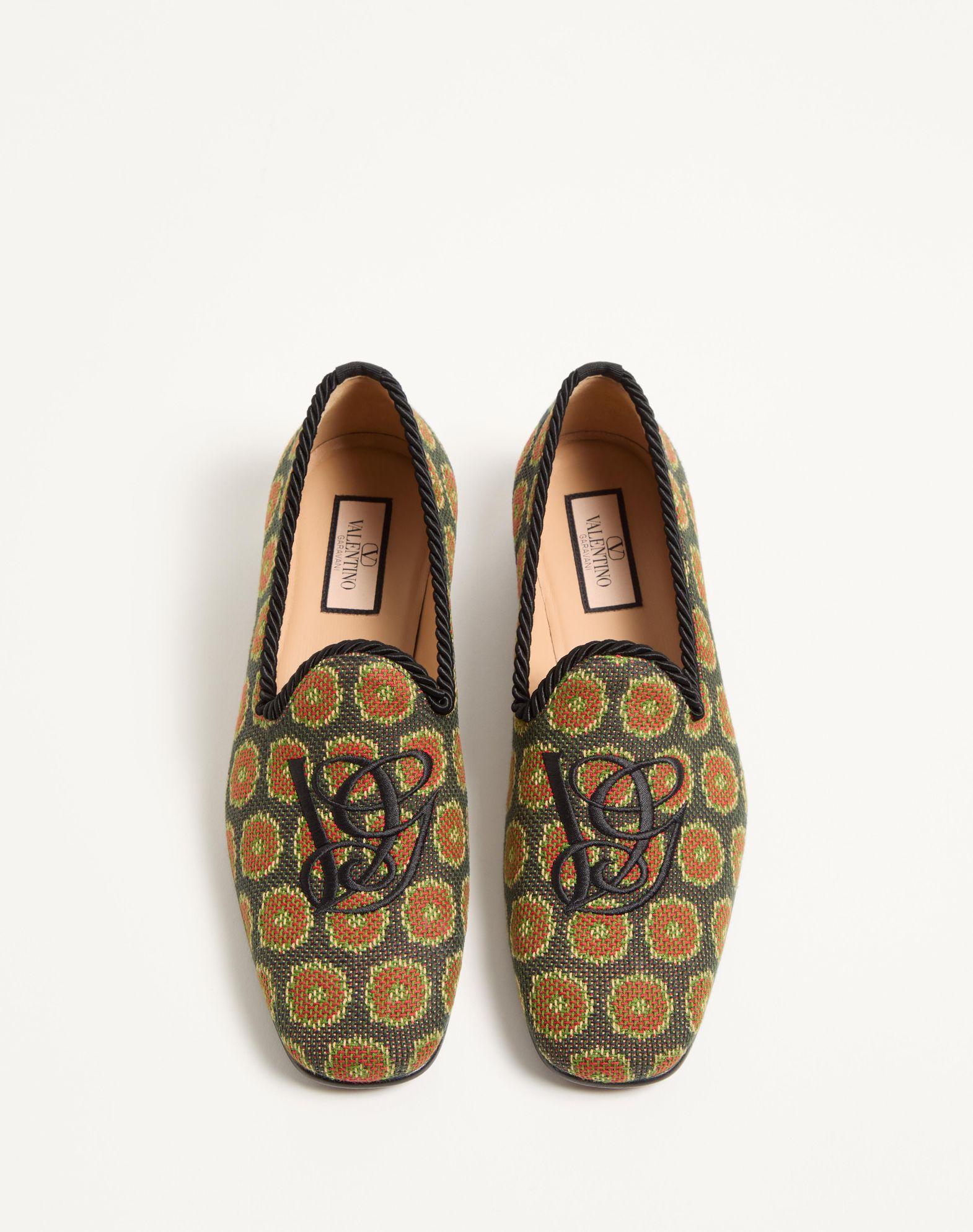 Les Alcôvettes Loafer In Jacquard Fabric Product Image