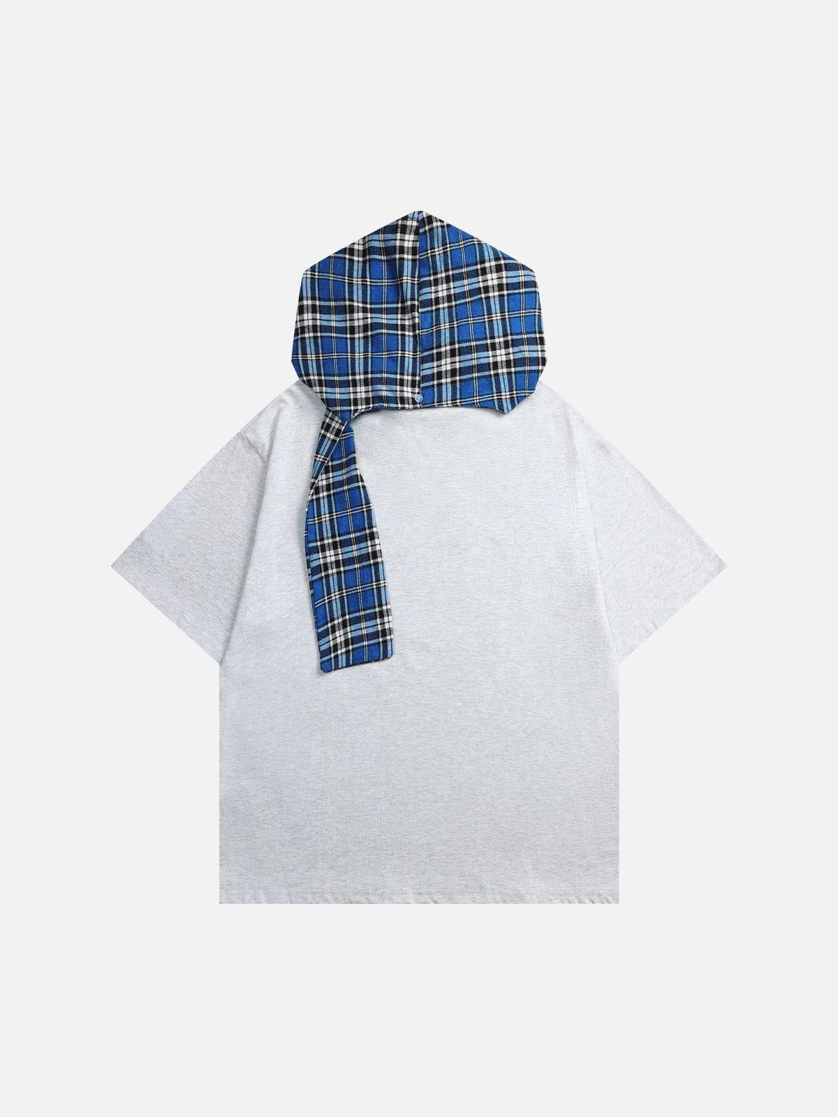 Aelfric Eden Plaid Detachable Hooded Tee Product Image