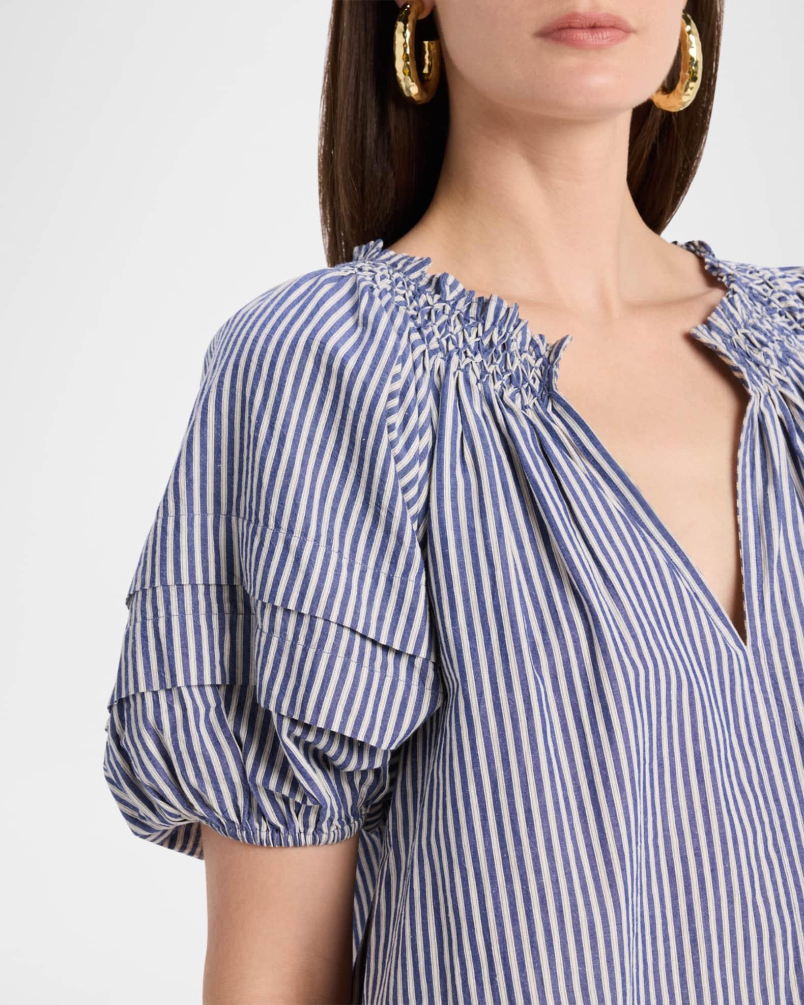 Caminitas Striped Puff-Sleeve Top Product Image