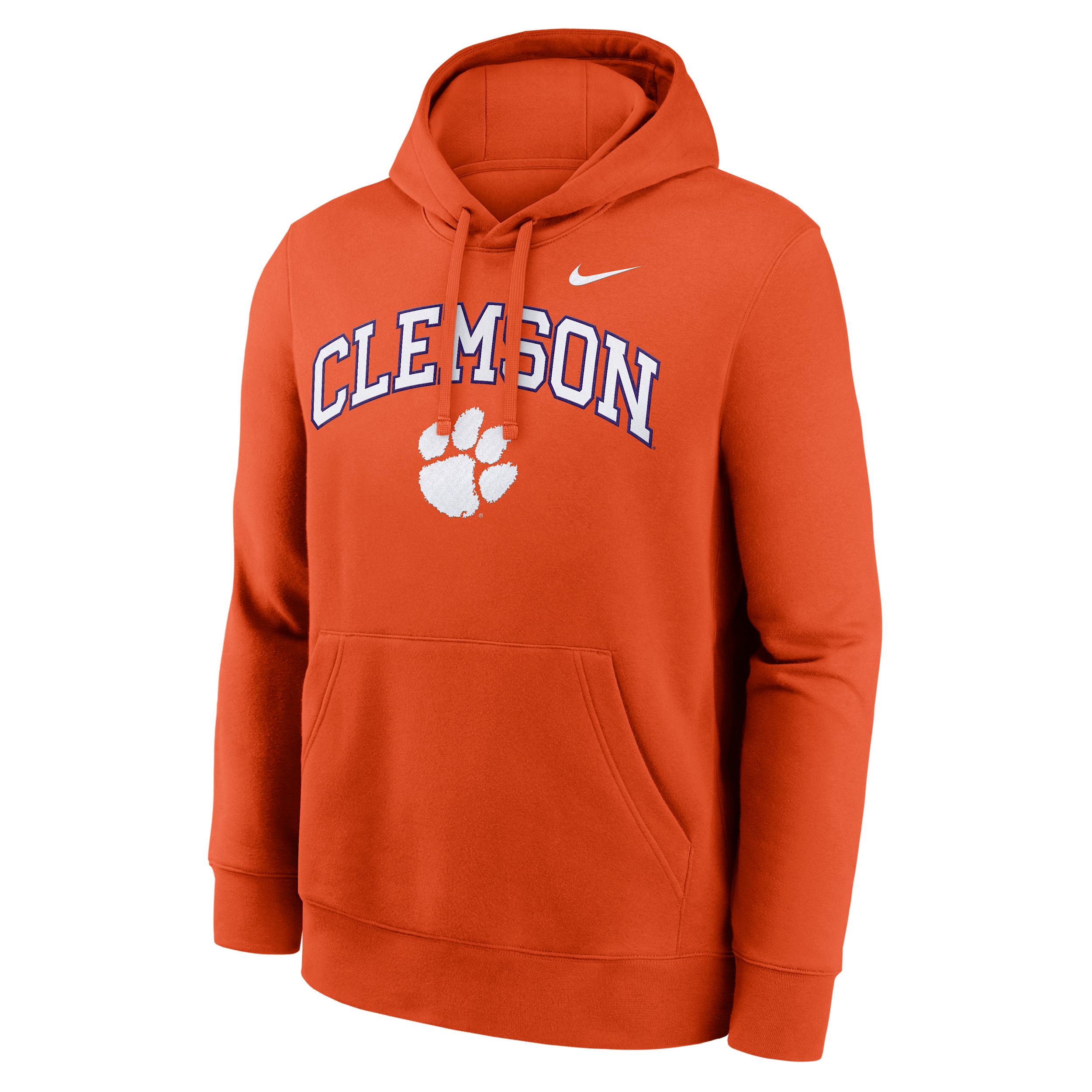 Clemson Arch Nike Mens College Pullover Hoodie | NKDK06GCLN-Y48 Product Image