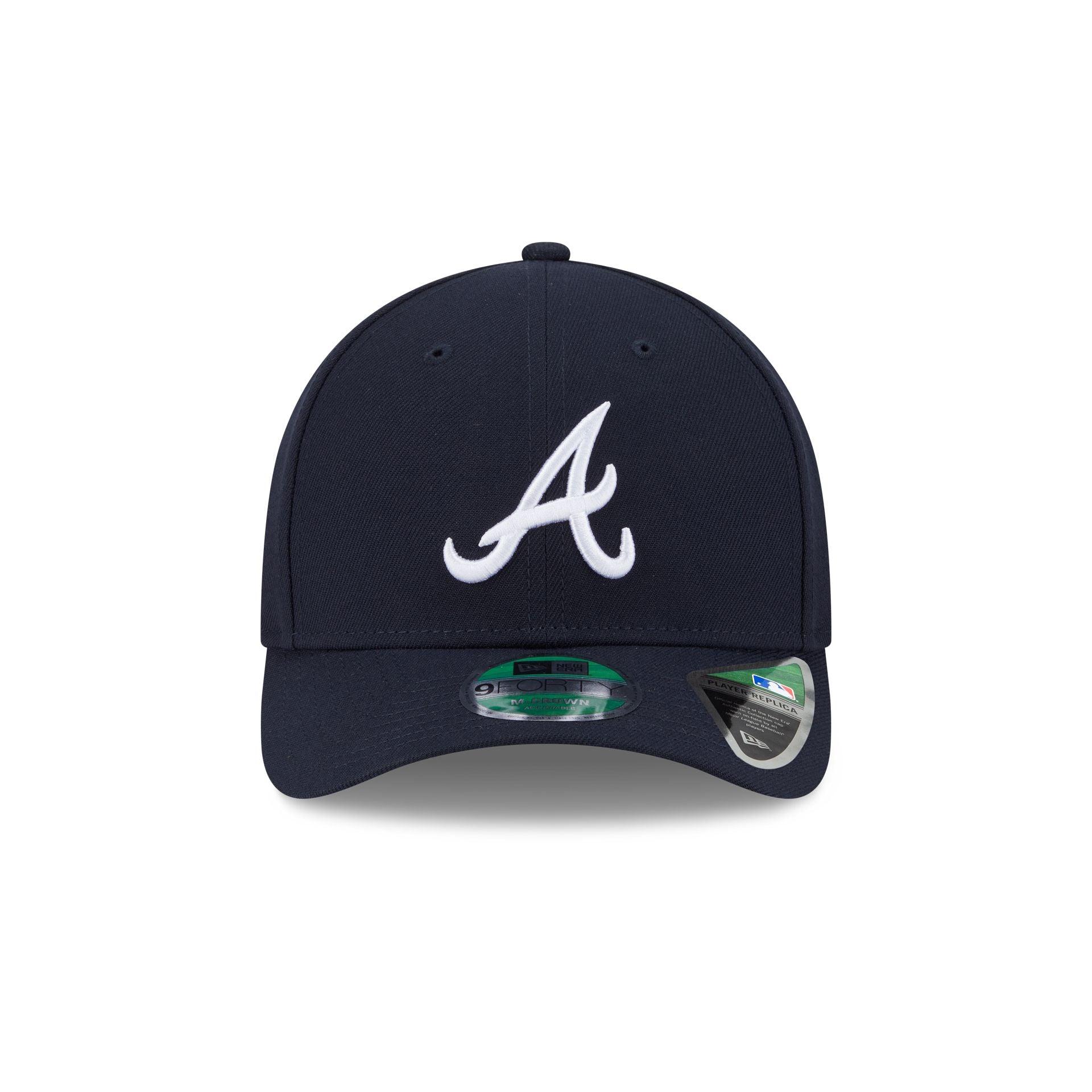 Atlanta Braves Road Authentic Collection 9FORTY M-Crown Snapback Hat Male Product Image