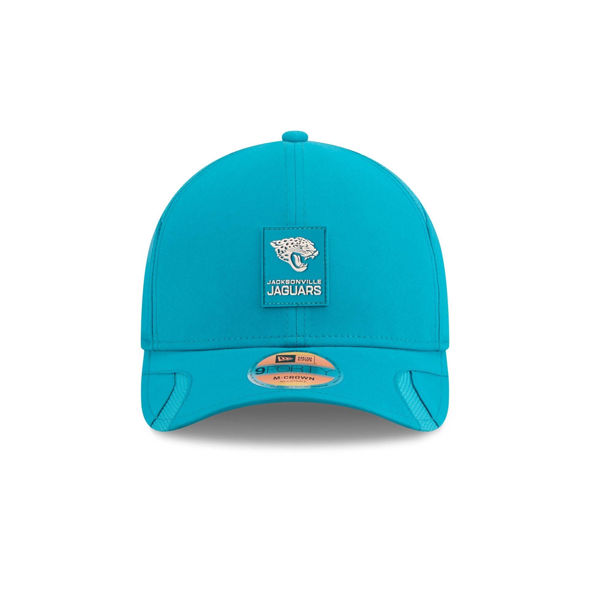 Jacksonville Jaguars 2025 Sideline Hot Weather 9FORTY M-Crown Snapback Hat Male Product Image