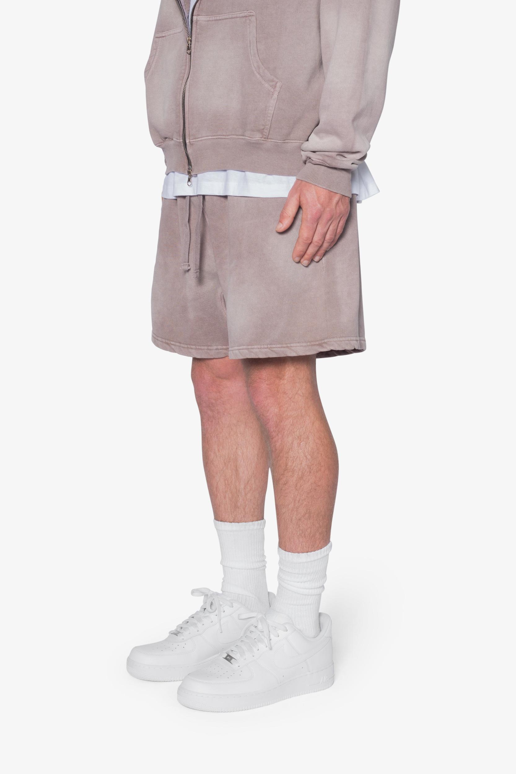 Faded Every Day Sweatshorts - Washed Mauve Product Image