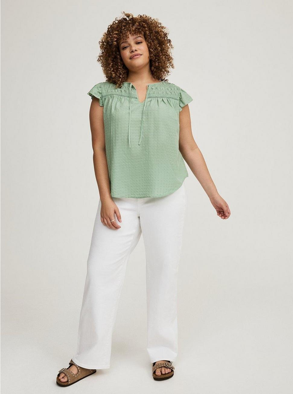 Smocked Yoke Top Product Image