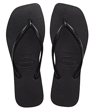havaianas Womens Slim Square Toe Slip On Flip Flop Sandals Product Image
