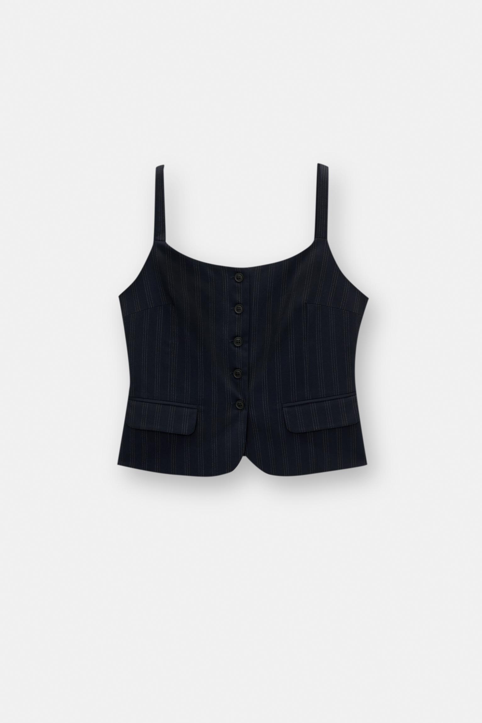 Striped vest Product Image