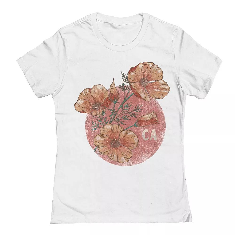 Junior's Calipoppy Graphic Tee, Girl's,  Product Image