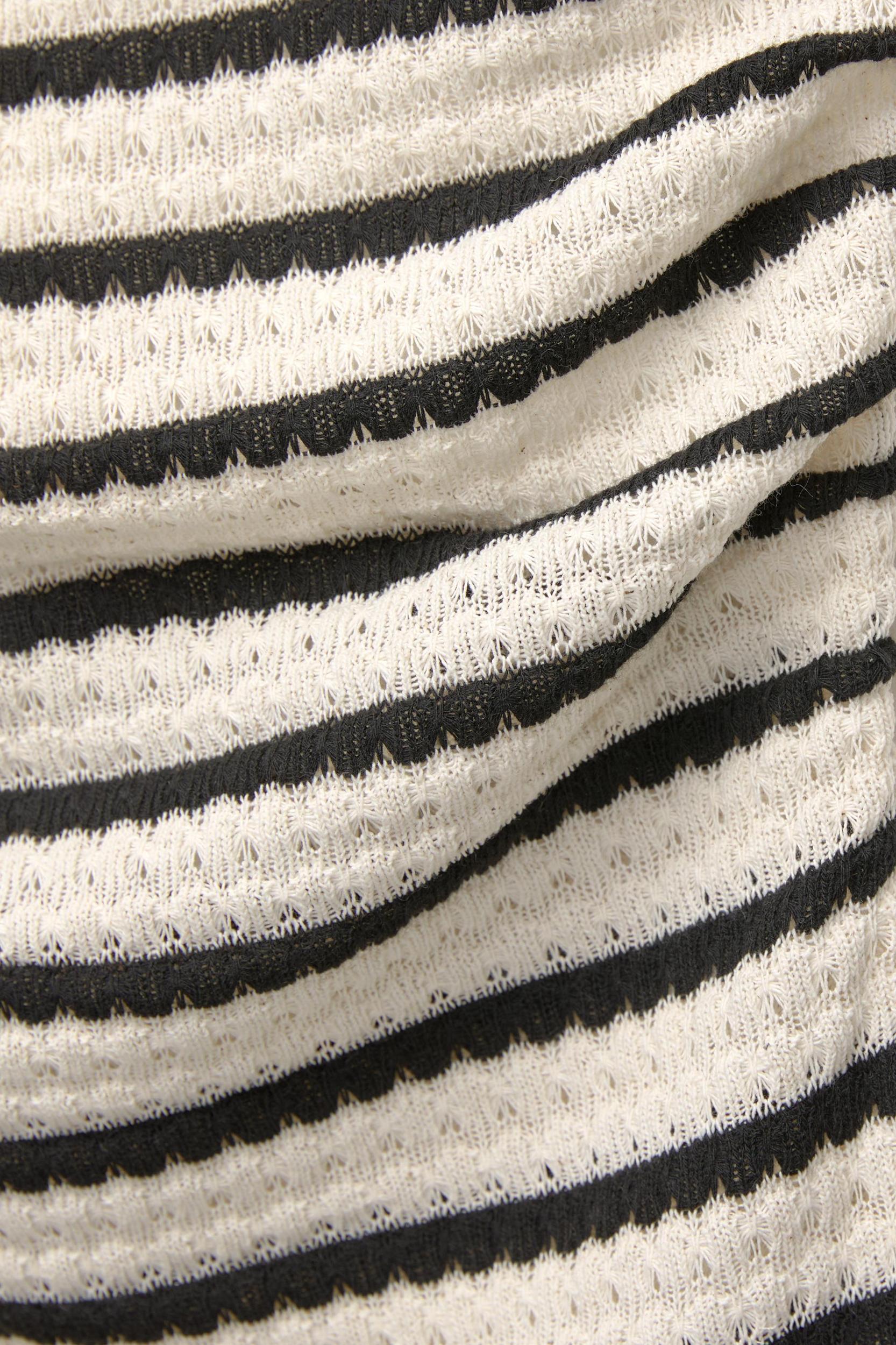 Striped knit midi dress Product Image