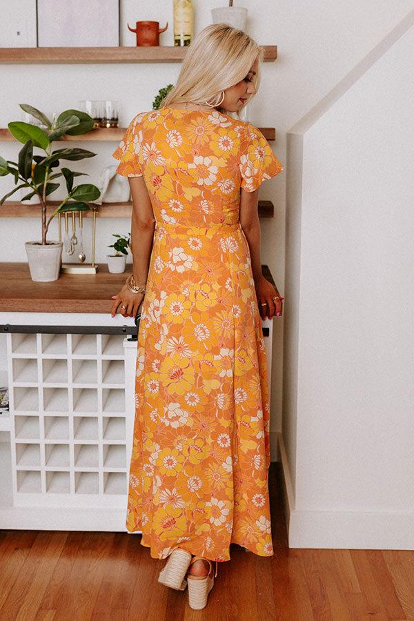 Walk Through The Garden Wrap Maxi Product Image