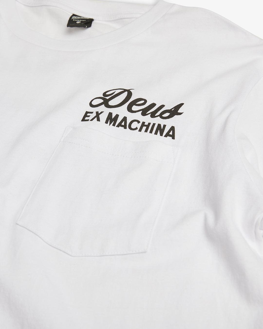 Venice Address Pocket Tee - White Product Image