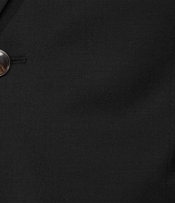 Hart Schaffner Marx Classic Fit Solid Black Wool Blend Sport Coat Product Image